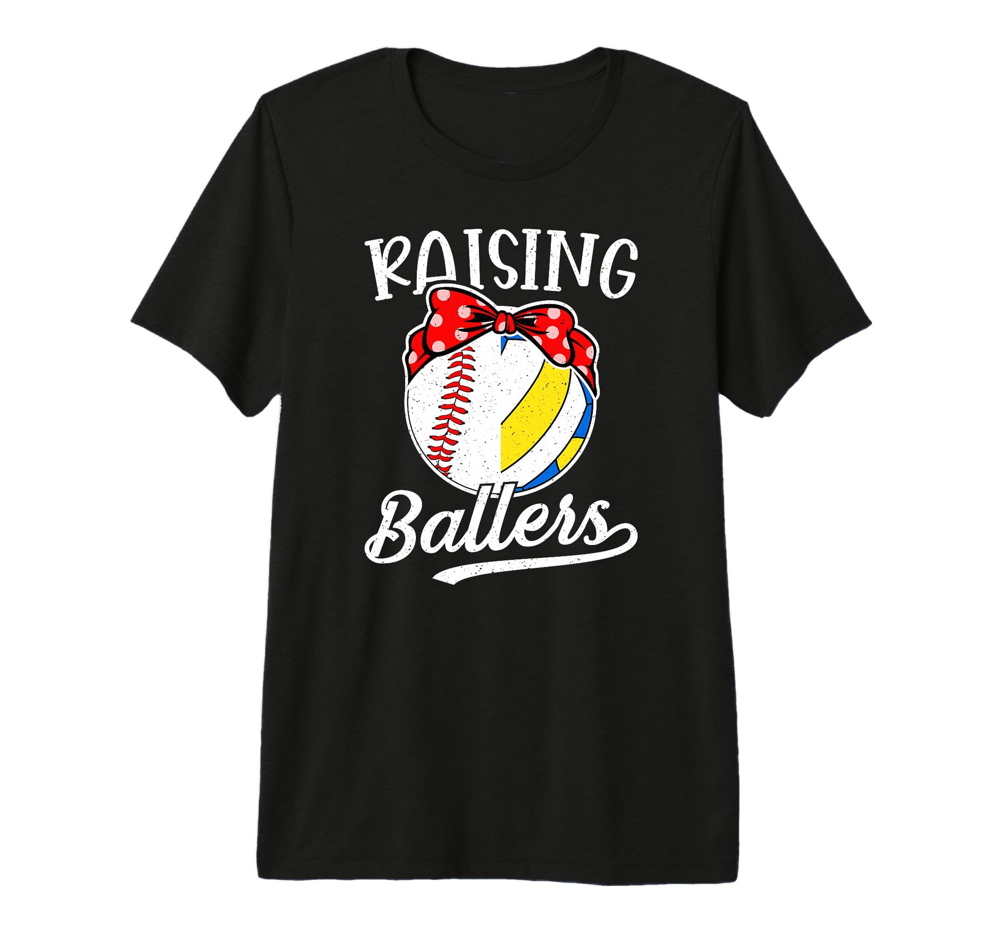 Raising Ballers Baseball Volleyball T-Shirt - Streetwear Style for Adults - T-Shirt, Sweatshirt, Hoodie