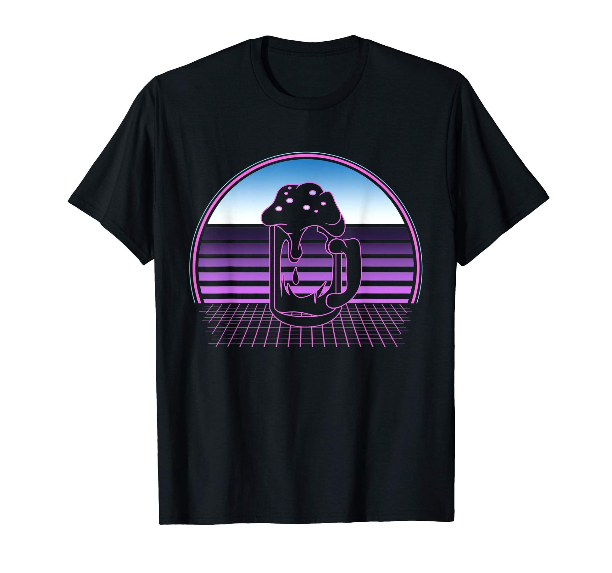 Beer 80S Vaporwave Aesthetic T-Shirt - Novelty Apparel for Adults - T-Shirt, Sweatshirt, Hoodie