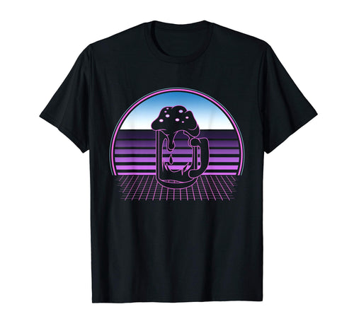 Beer 80S Vaporwave Aesthetic T-Shirt - Novelty Apparel for Adults - T-Shirt, Sweatshirt, Hoodie