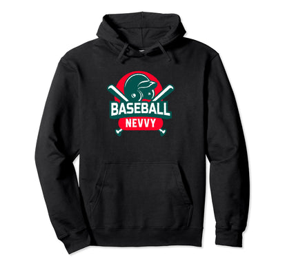 Baseball Nevvy Baseball Player Nephew Hoodie - Novelty Apparel for Adults - T-Shirt, Sweatshirt, Hoodie