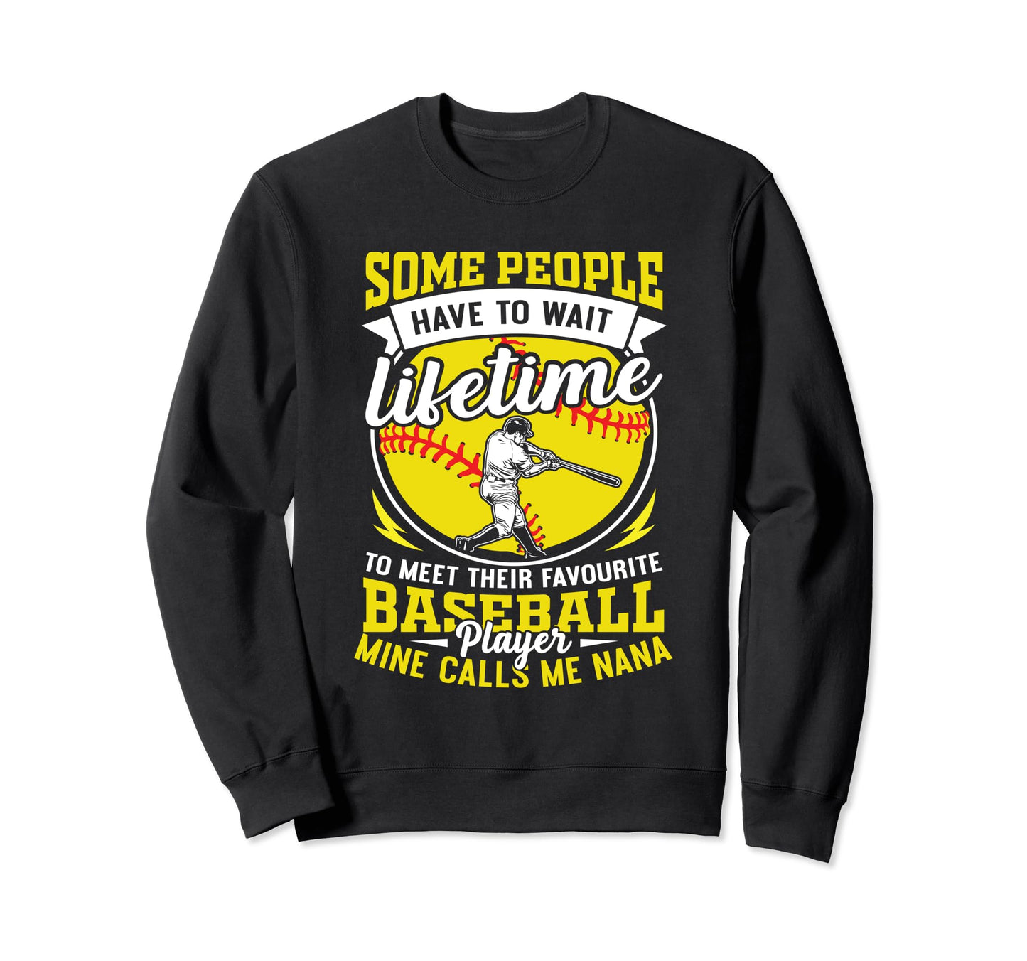 My Favorite Baseball Player Calls Me Sweatshirt - Minimalist Print Unisex - T-Shirt, Sweatshirt, Hoodie