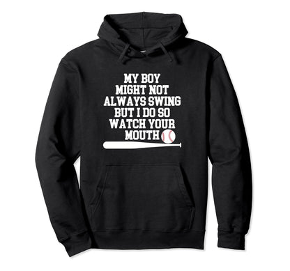 My Might Not Always Swing But I Do So Hoodie - Minimalist Print for Adults - T-Shirt, Sweatshirt, Hoodie