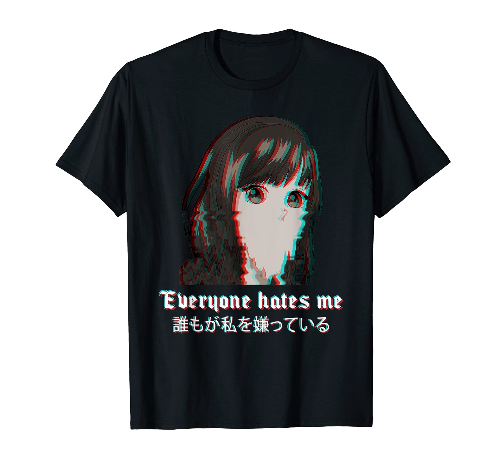 Everyone Hates Me Vaporwave Aesthetic E T-Shirt - Trendy Graphic Men Women - T-Shirt, Sweatshirt, Hoodie