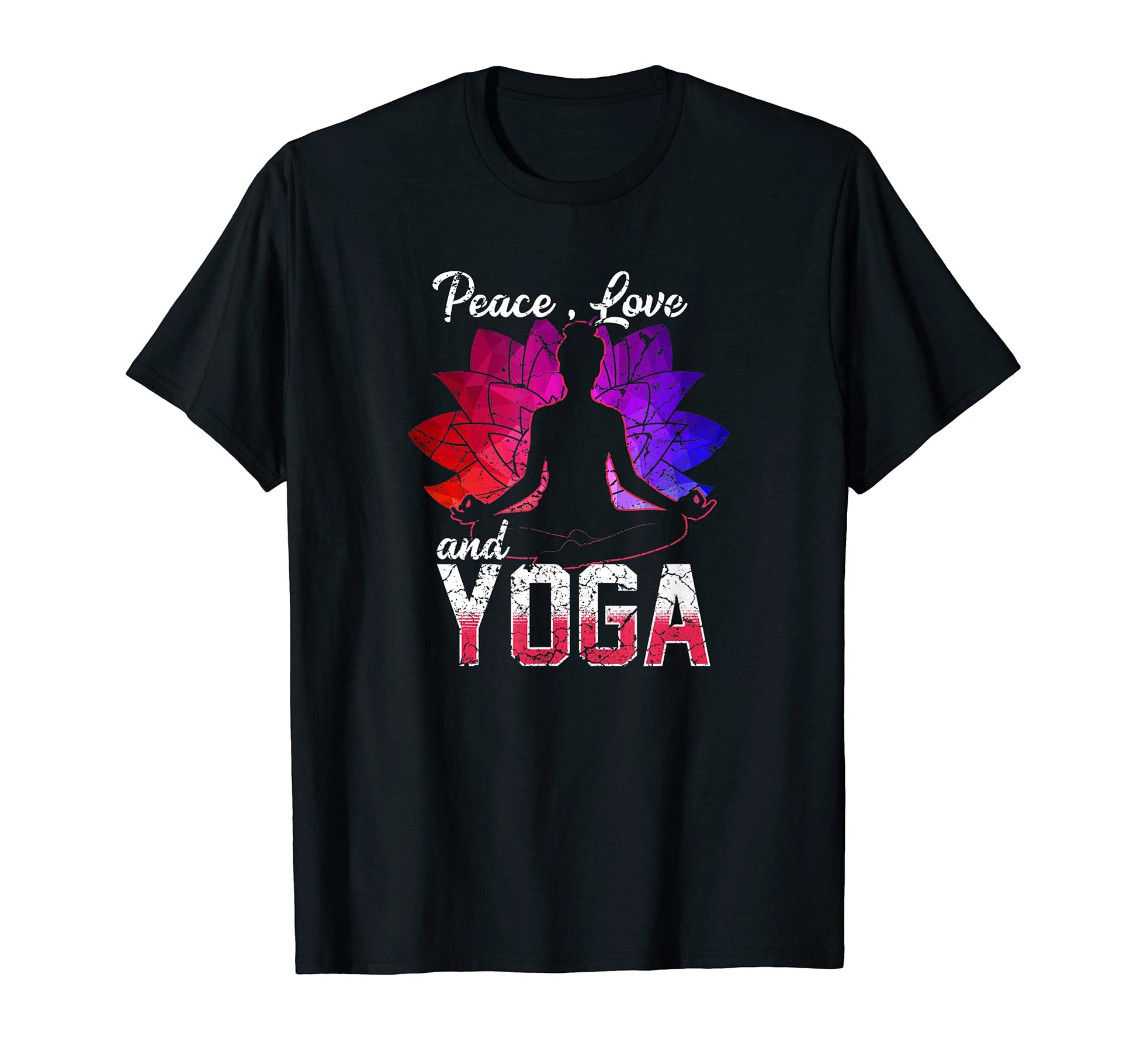 Peace Love Yoga T-Shirt - Aesthetic Graphic Unisex - T-Shirt, Sweatshirt, Hoodie