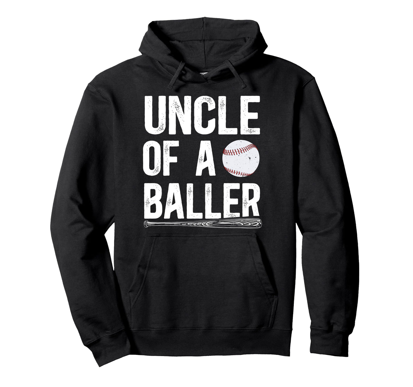 Uncle Baller Baseball Uncle Baseball Player Hoodie - Unique Graphic Unisex - T-Shirt, Sweatshirt, Hoodie
