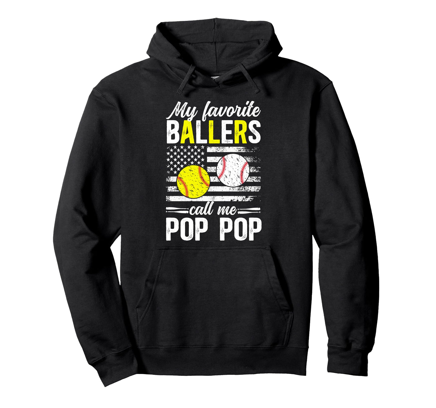 Favorite Ballers Call Me Baseball Hoodie - Graphic Print for Adults - T-Shirt, Sweatshirt, Hoodie