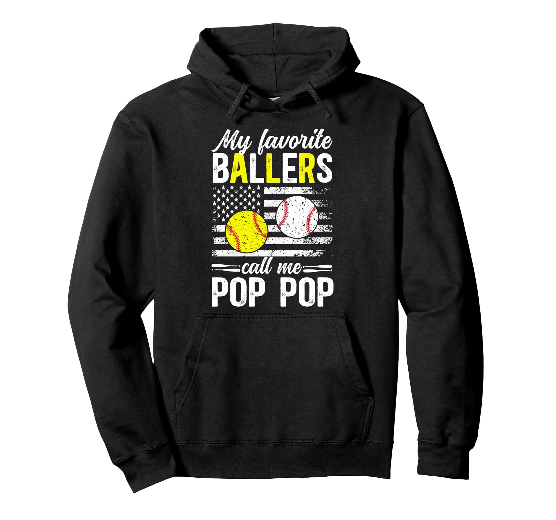 Favorite Ballers Call Me Baseball Hoodie - Graphic Print for Adults - T-Shirt, Sweatshirt, Hoodie