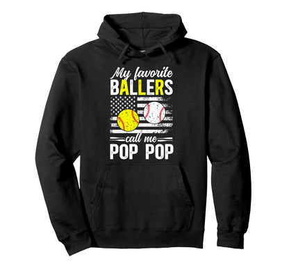 Favorite Ballers Call Me Baseball Hoodie - Graphic Print for Adults - T-Shirt, Sweatshirt, Hoodie