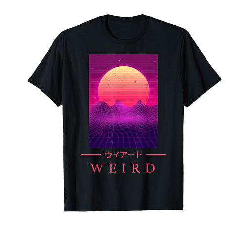 Retrowave Weird Japanese Art T-Shirt - Casual Everyday Wear Unisex - T-Shirt, Sweatshirt, Hoodie
