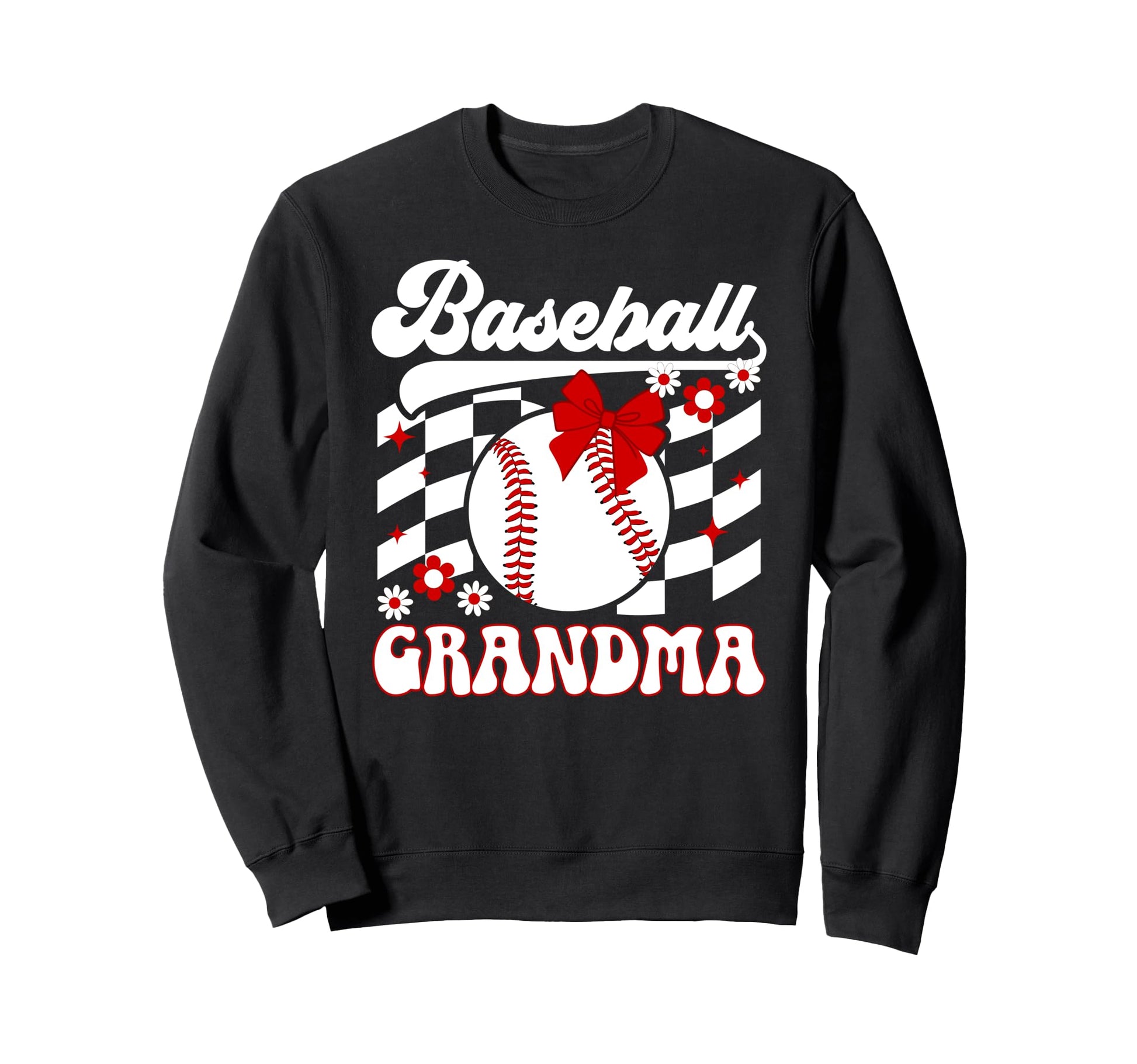 Groovy Baseball Grandma Baseball Sweatshirt - Fun Novelty Design Unisex - T-Shirt, Sweatshirt, Hoodie