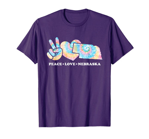 Tie Dye Nebraska Hippie Gift Co Hoodie - Casual Everyday Wear for Adults - T-Shirt, Sweatshirt, Hoodie