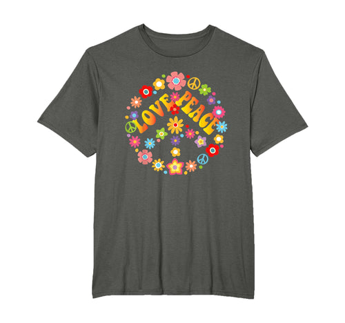 Peace Sign Love 60S 70S Tie Dye T-Shirt - Streetwear Style Men Women - T-Shirt, Sweatshirt, Hoodie