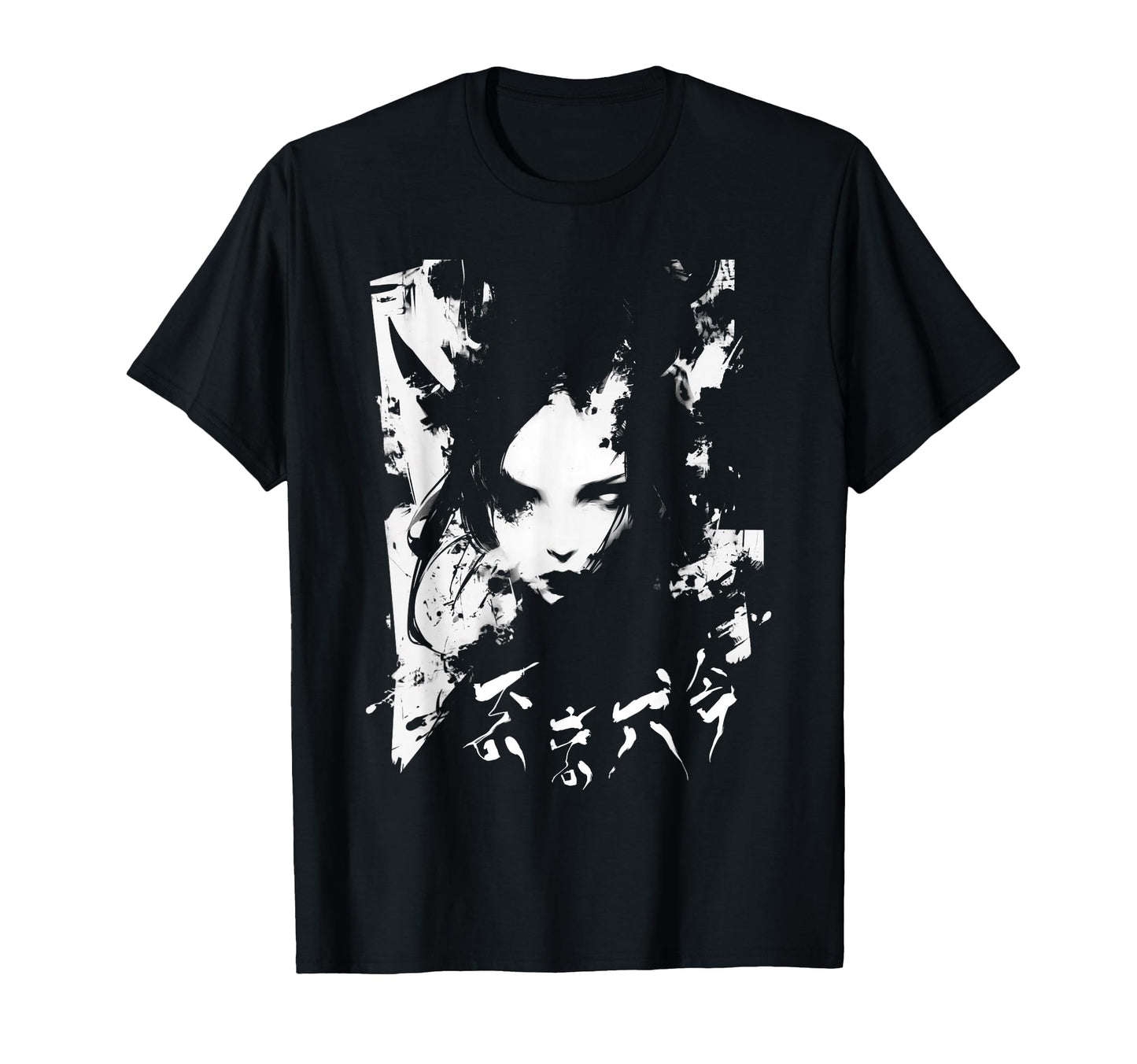 Goth Grunge Demon Anime Waifu Horror T-Shirt - Casual Everyday Wear Unisex - T-Shirt, Sweatshirt, Hoodie