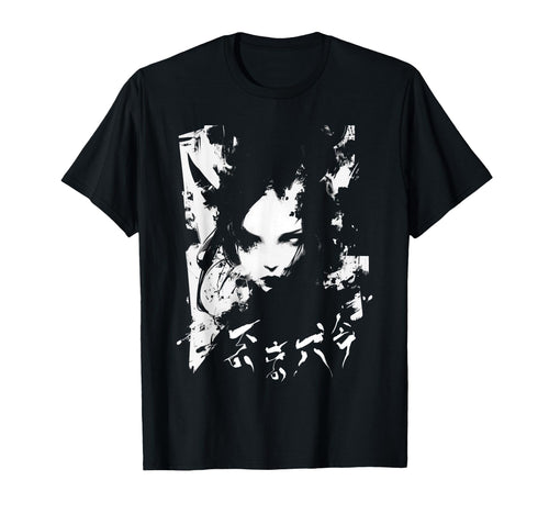 Goth Grunge Demon Anime Waifu Horror T-Shirt - Casual Everyday Wear Unisex - T-Shirt, Sweatshirt, Hoodie