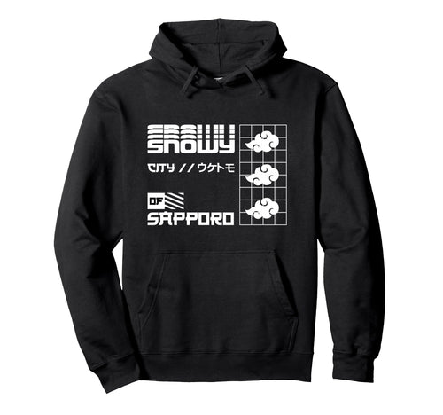 Sapporo Snowy City Japan Anime Hoodie - Casual Everyday Wear Men Women - T-Shirt, Sweatshirt, Hoodie