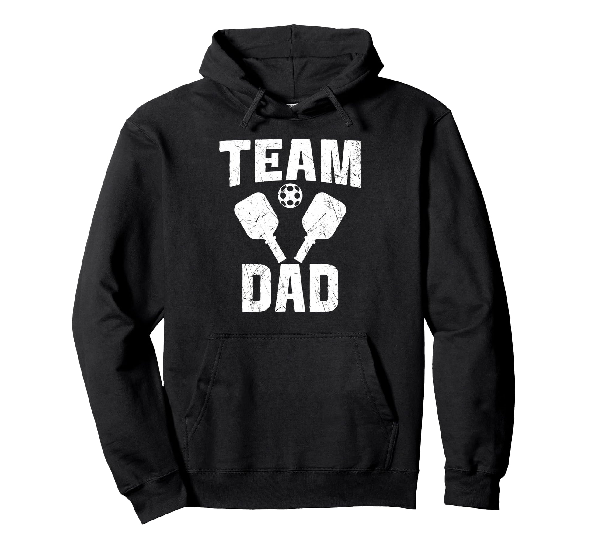 Pickleball Dad Proud Game Day Sports Hoodie - Casual Everyday Wear Unisex - T-Shirt, Sweatshirt, Hoodie