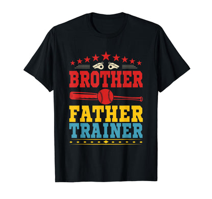 Brother Father Trainer Costume Baseball T-Shirt - Trendy Graphic Men Women - T-Shirt, Sweatshirt, Hoodie