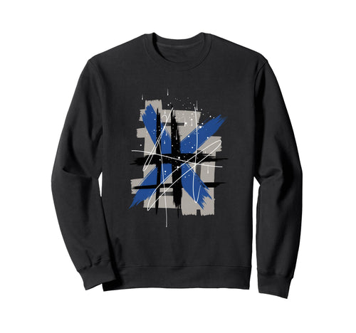 Abstract 90S Paint Brush Grunge Sweatshirt - Custom Art Print Unisex - T-Shirt, Sweatshirt, Hoodie