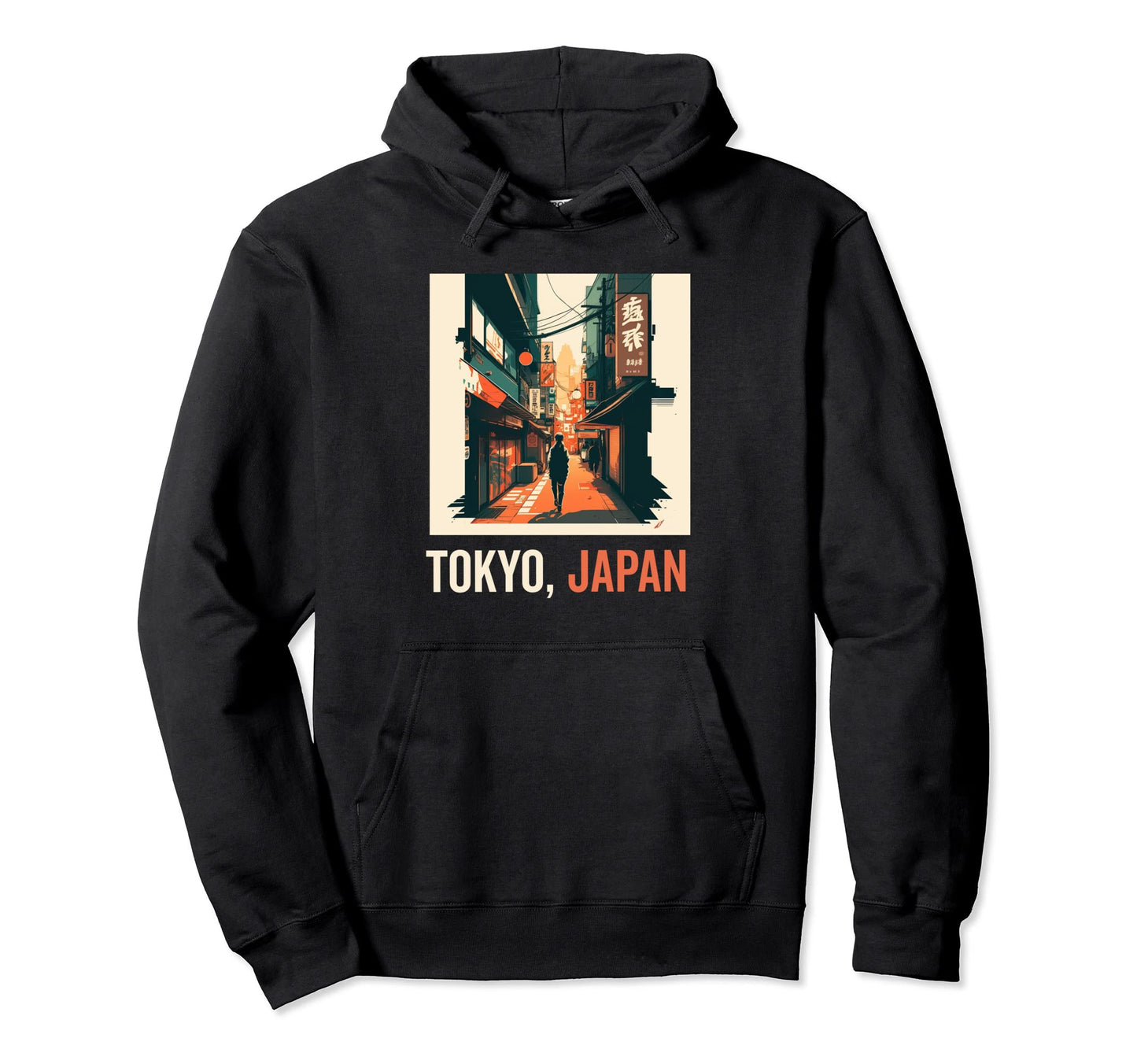 Japanese Aesthetic Tokyo Vaporwave Japan Hoodie - Custom Art Print Unisex - T-Shirt, Sweatshirt, Hoodie