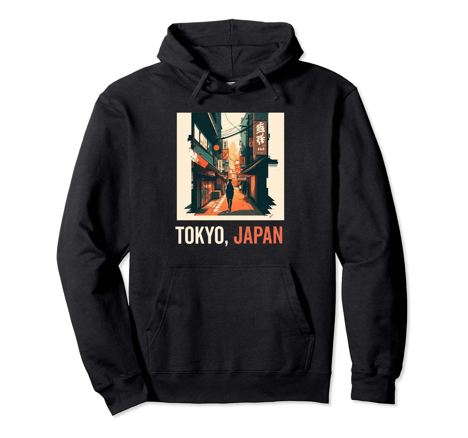 Japanese Aesthetic Tokyo Vaporwave Japan Hoodie - Custom Art Print Unisex - T-Shirt, Sweatshirt, Hoodie