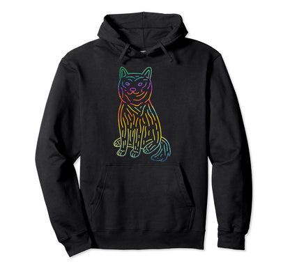 Psychedelic Shiba Inu Japanese Dog Hoodie - Streetwear Style Unisex - T-Shirt, Sweatshirt, Hoodie