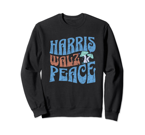 Kamala Harris Tim Walz 2024 60S Type Sweatshirt - Trendy Graphic Unisex - T-Shirt, Sweatshirt, Hoodie