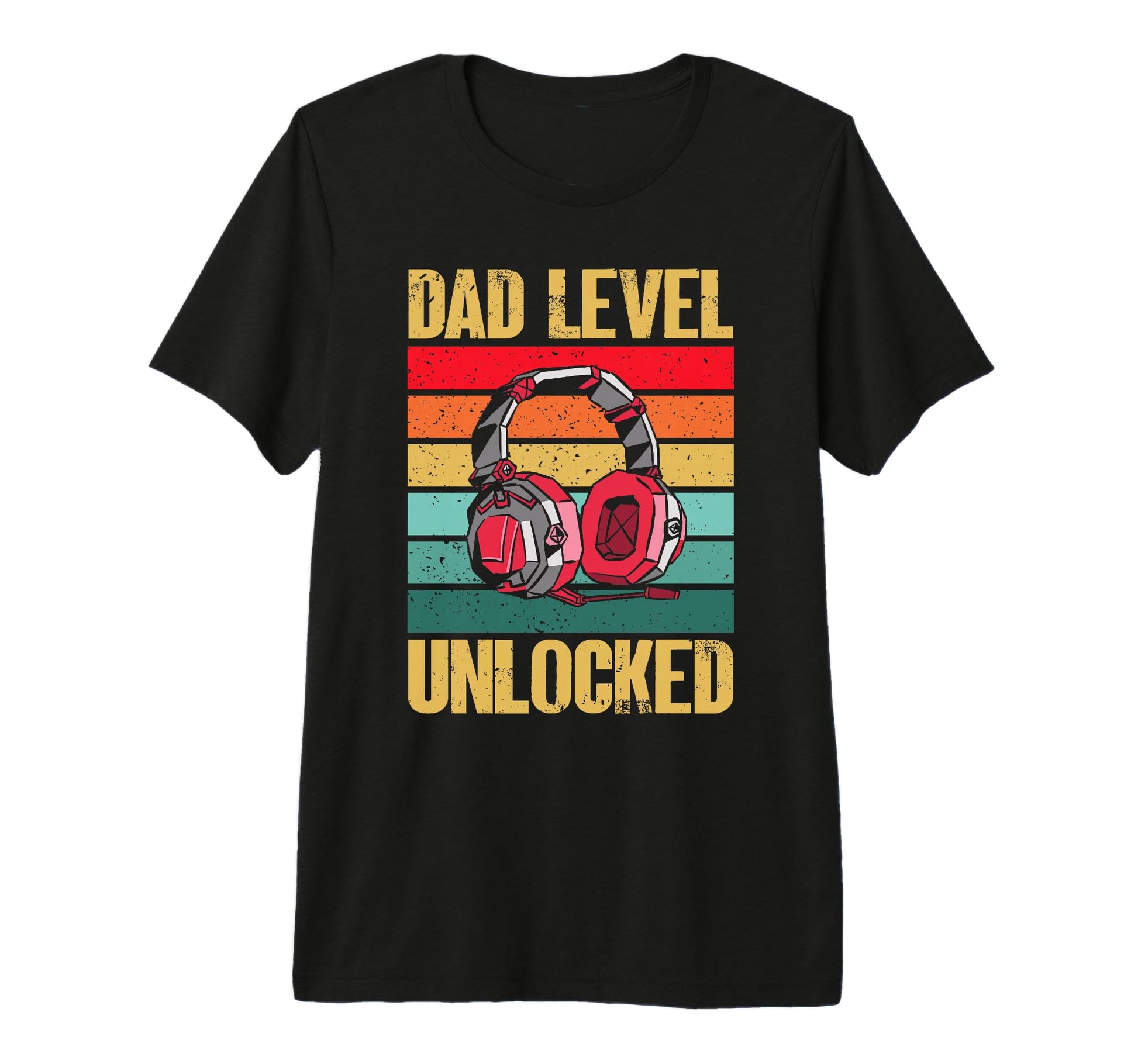 Mens Dad Level Unlocked Funny Gamer T-Shirt - Casual Everyday Wear Unisex - T-Shirt, Sweatshirt, Hoodie