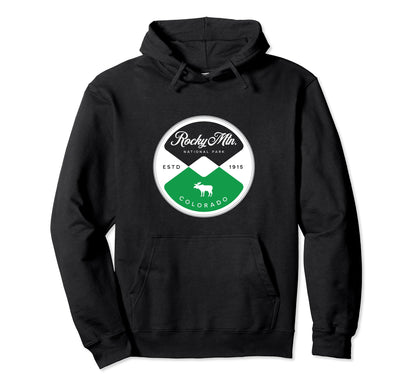 Rocky Mountain National Park Colorado Hoodie - Trendy Graphic Men Women - T-Shirt, Sweatshirt, Hoodie