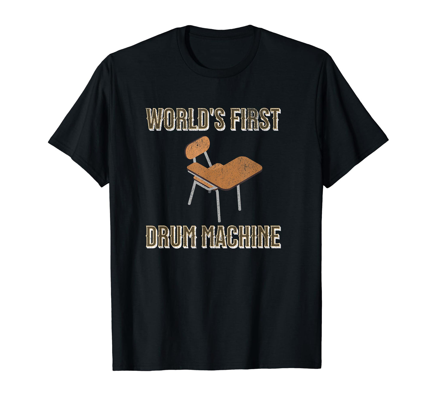 Worlds First Drum Machine Old T-Shirt - Fun Novelty Design for Adults - T-Shirt, Sweatshirt, Hoodie