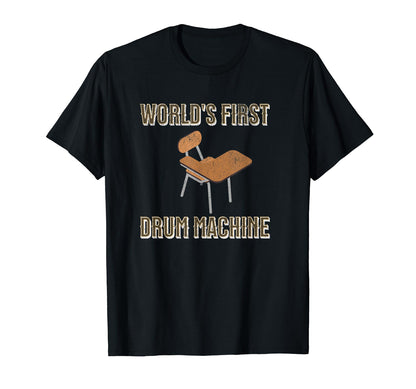 Worlds First Drum Machine Old T-Shirt - Fun Novelty Design for Adults - T-Shirt, Sweatshirt, Hoodie