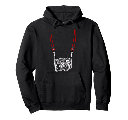 Funny Camera Photographer Costume Hoodie - Minimalist Print for Adults - T-Shirt, Sweatshirt, Hoodie