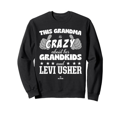 Grandma Crazy Levi Usher Prospect Sweatshirt - Aesthetic Graphic Men Women - T-Shirt, Sweatshirt, Hoodie