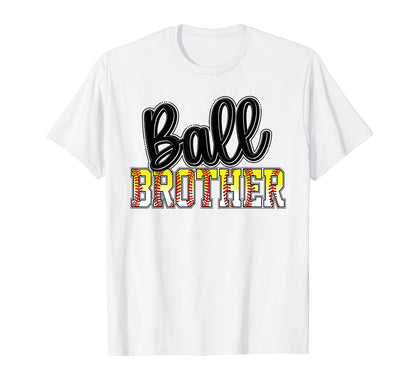 Ball Brother Groovy Softball Baseball T-Shirt - Aesthetic Graphic Unisex - T-Shirt, Sweatshirt, Hoodie