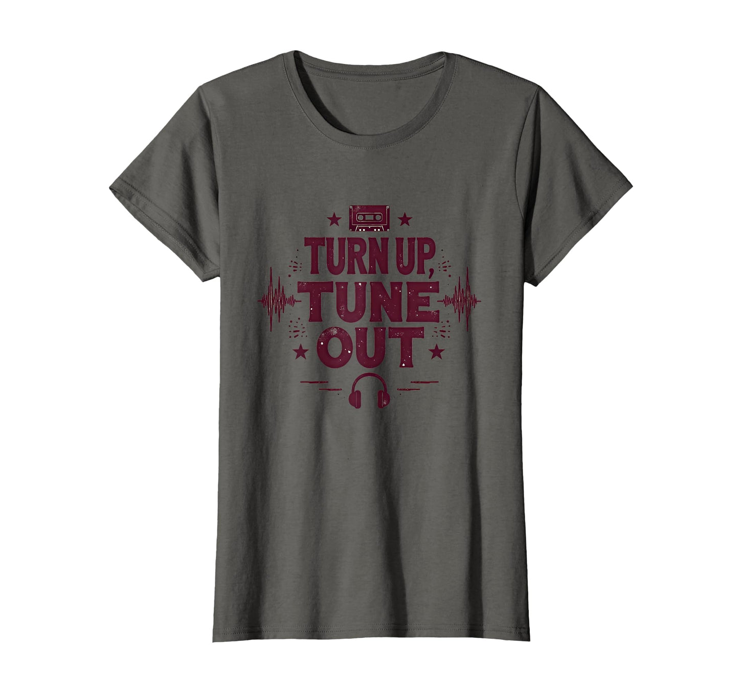Turn Up Music T Shirts Tune Out 90S T-Shirt - Fun Novelty Design Men Women - T-Shirt, Sweatshirt, Hoodie
