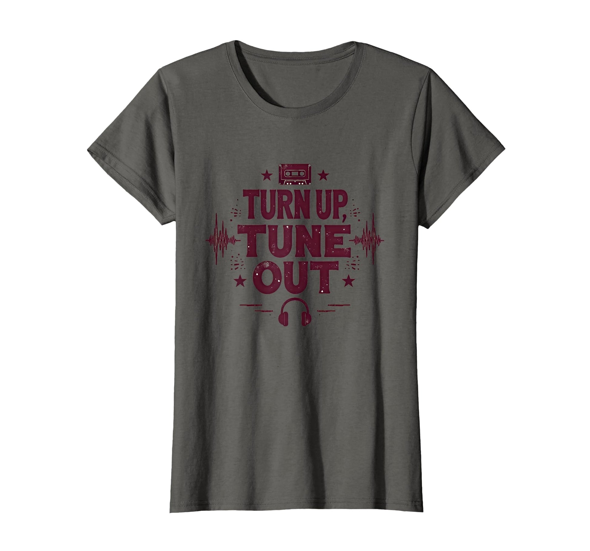 Turn Up Music T Shirts Tune Out 90S T-Shirt - Fun Novelty Design Men Women - T-Shirt, Sweatshirt, Hoodie
