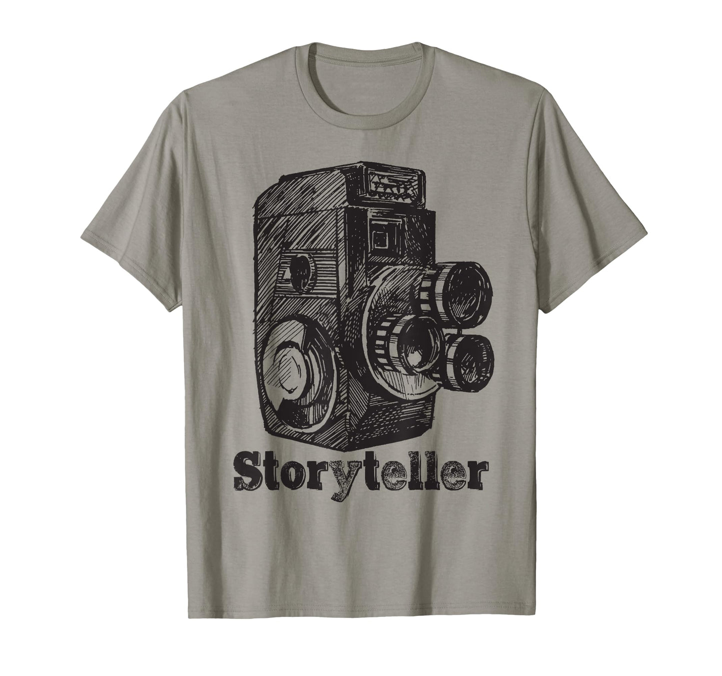 Antique Camera Cameraman Filmmaker T-Shirt - Novelty Apparel for Adults - T-Shirt, Sweatshirt, Hoodie