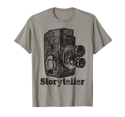 Antique Camera Cameraman Filmmaker T-Shirt - Novelty Apparel for Adults - T-Shirt, Sweatshirt, Hoodie