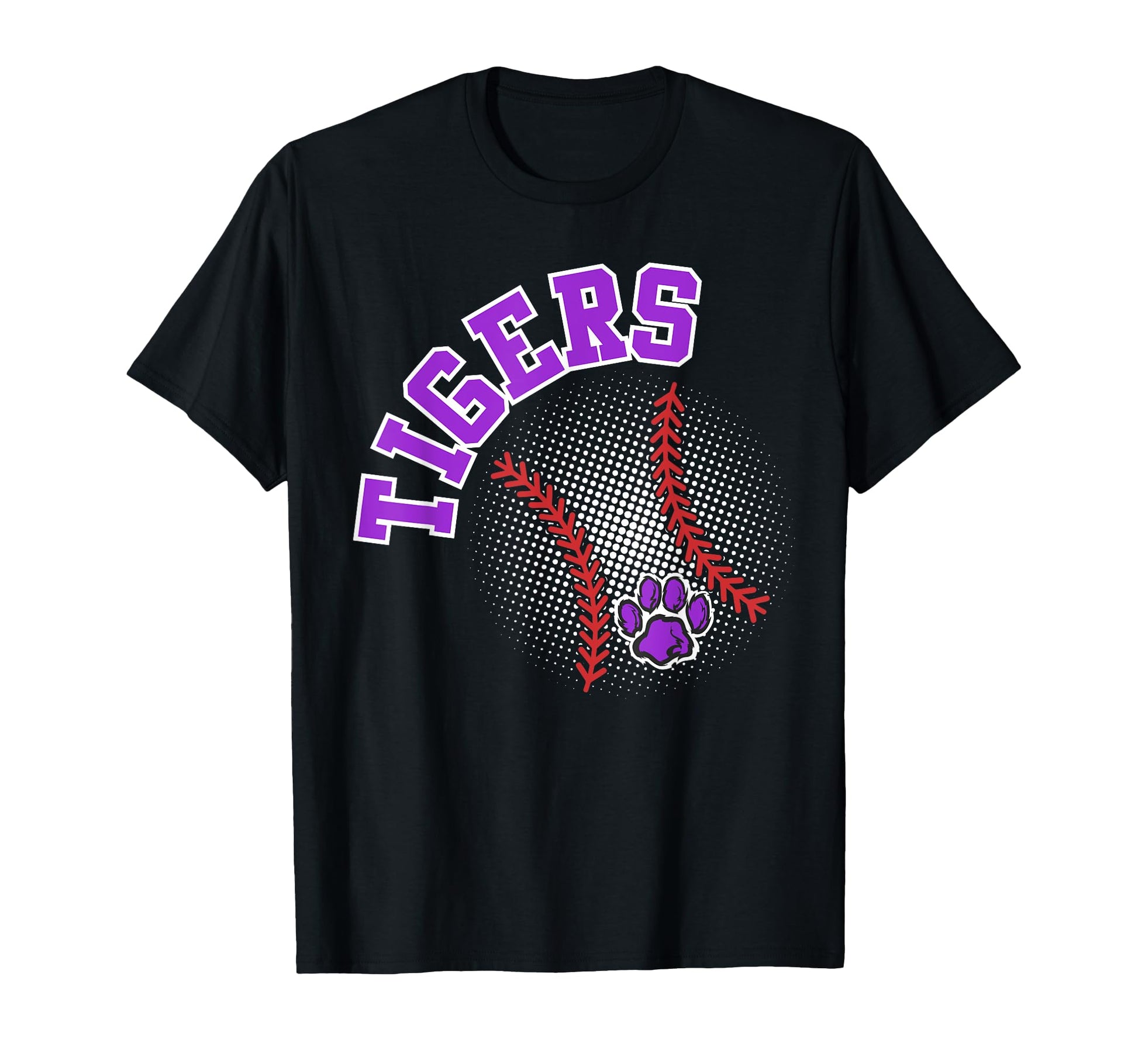 Tigers Baseball Mom Game Day Baseball T-Shirt - Novelty Apparel for Adults - T-Shirt, Sweatshirt, Hoodie