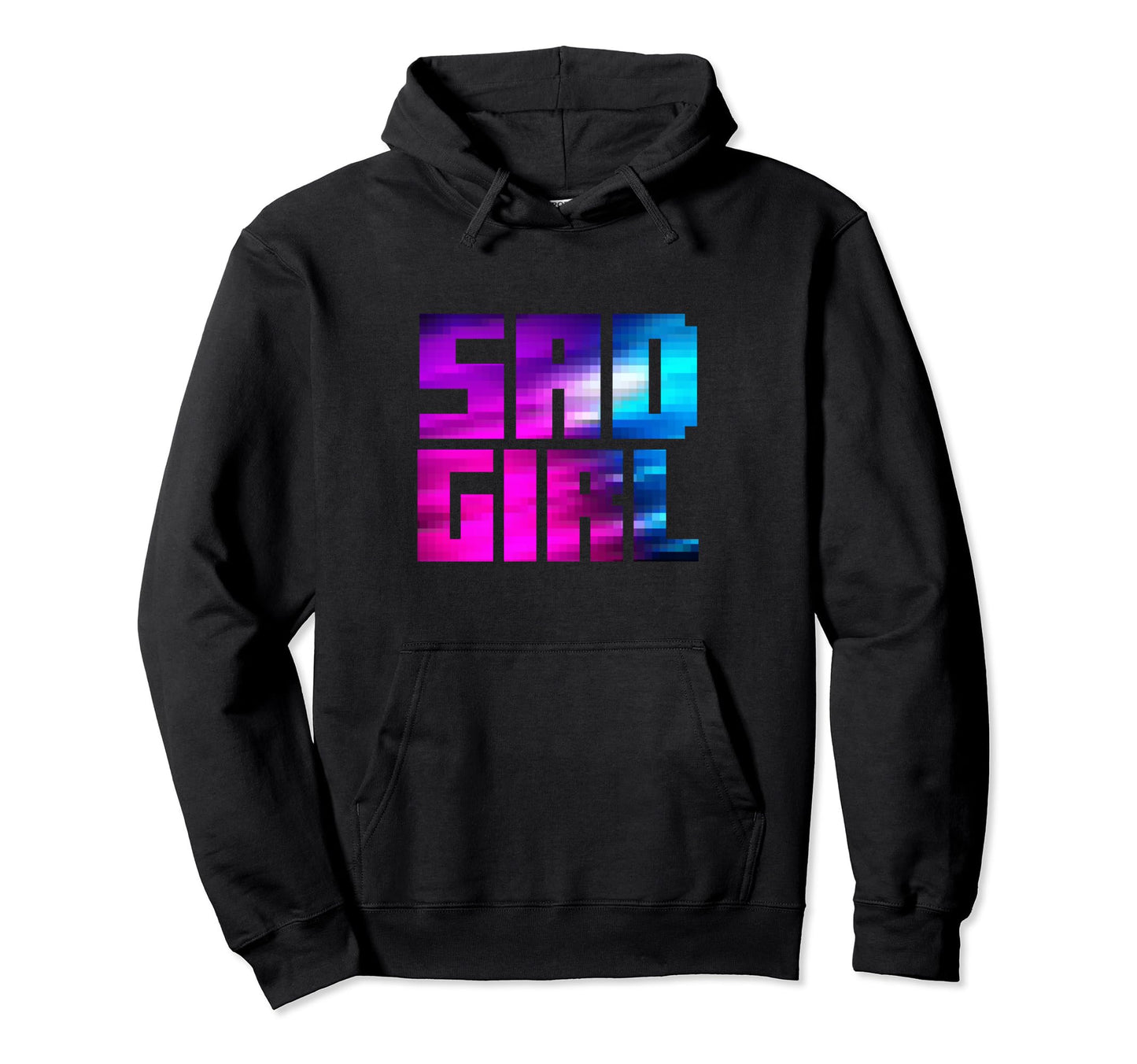 Sad Aesthetic Vaporwave Hoodie - Custom Art Print Unisex - T-Shirt, Sweatshirt, Hoodie