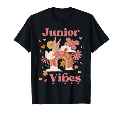 Junior Vibes School Groovy Boho T-Shirt - Unique Graphic for Adults - T-Shirt, Sweatshirt, Hoodie