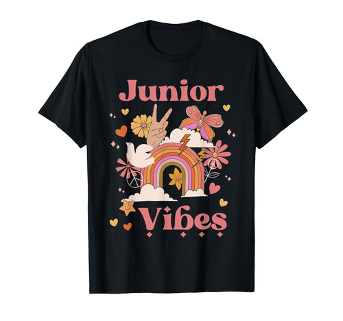 Junior Vibes School Groovy Boho T-Shirt - Unique Graphic for Adults - T-Shirt, Sweatshirt, Hoodie