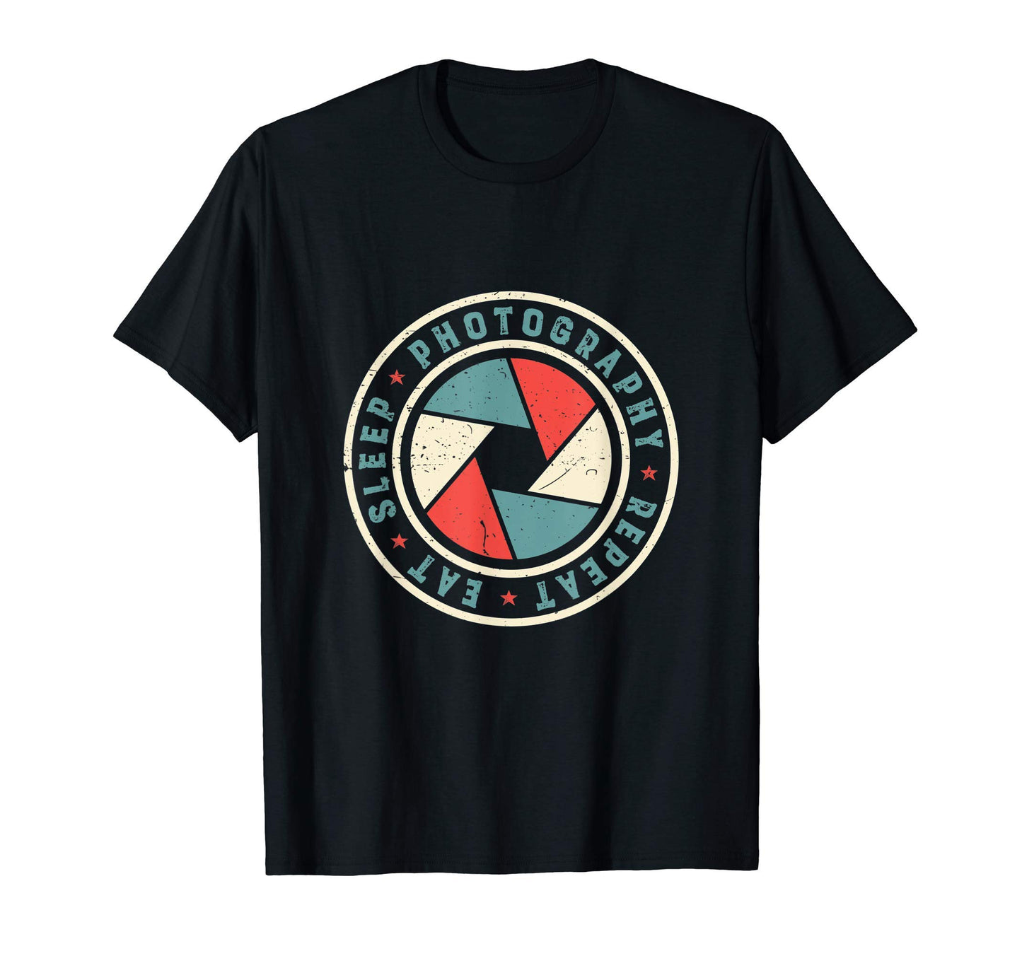 Eat Sleep Photography Repeat Camera T-Shirt - Minimalist Print for Adults - T-Shirt, Sweatshirt, Hoodie