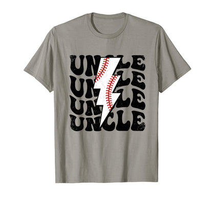 Lightning Groovy Proud Baseball Uncle T-Shirt - Streetwear Style Men Women - T-Shirt, Sweatshirt, Hoodie