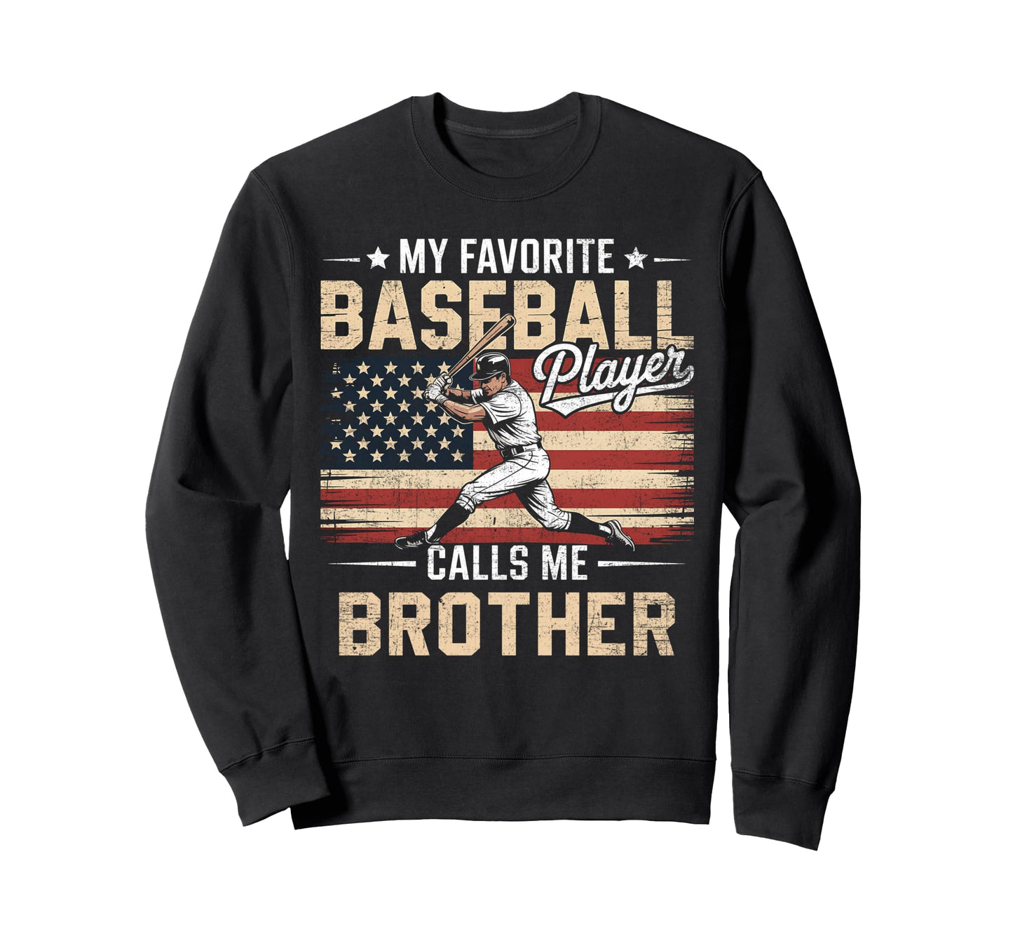 My Favorite Baseball Player Calls Sweatshirt - Minimalist Print for Adults - T-Shirt, Sweatshirt, Hoodie
