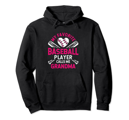 My Favorite Baseball Player Calls Me Hoodie - Graphic Print Men Women - T-Shirt, Sweatshirt, Hoodie