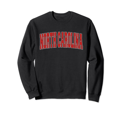 North Carolina Usa State Nc Varsity Sweatshirt - Unique Graphic Men Women - T-Shirt, Sweatshirt, Hoodie