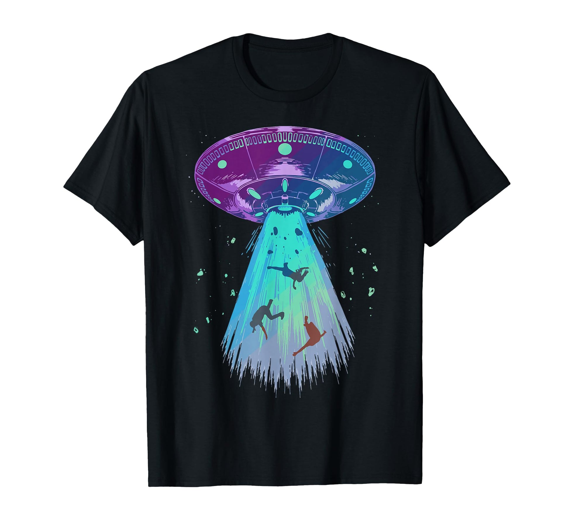 Alien Abduction Aesthetic Vaporwave T-Shirt - Novelty Apparel Unisex - T-Shirt, Sweatshirt, Hoodie