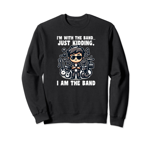 Rock And Roll Rockstar Vibe Musical Sweatshirt - Fun Novelty Design Unisex - T-Shirt, Sweatshirt, Hoodie