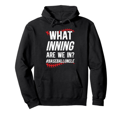 Funny Baseball Uncle Baseball Player Hoodie - Unique Graphic for Adults - T-Shirt, Sweatshirt, Hoodie