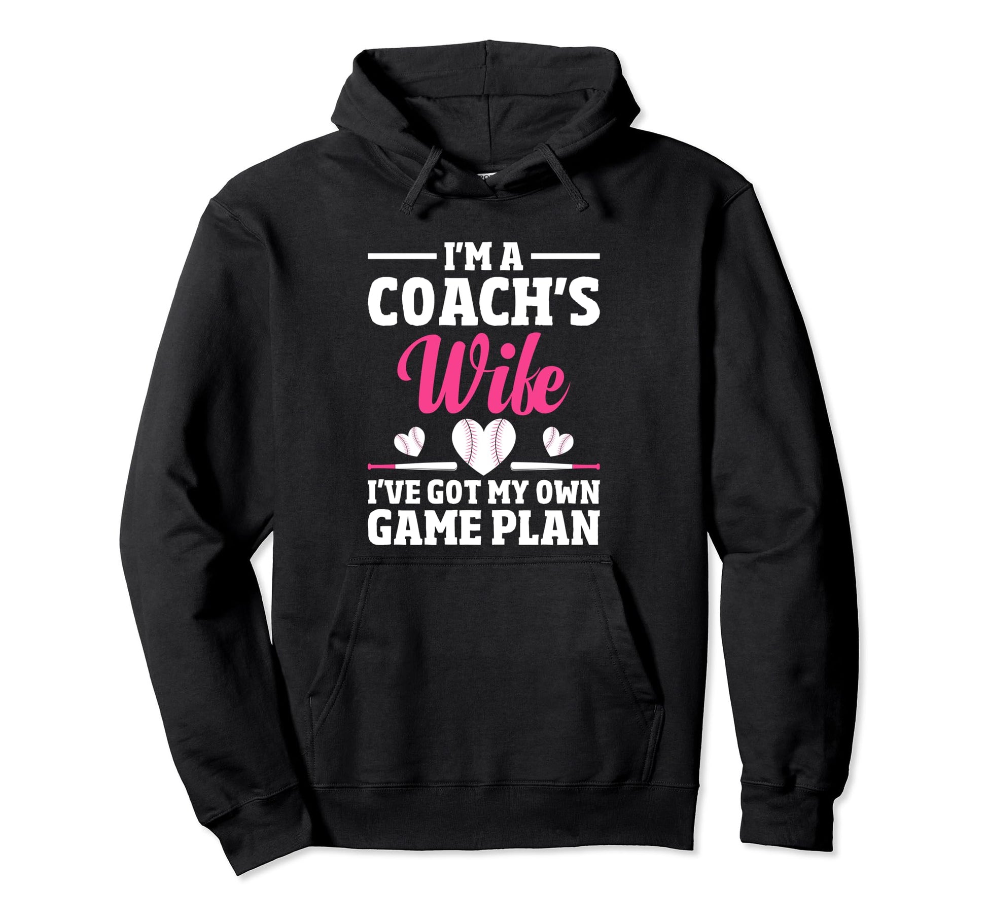 Im Coach Wife Ive Got My Own Game Plan Hoodie - Graphic Print Unisex - T-Shirt, Sweatshirt, Hoodie